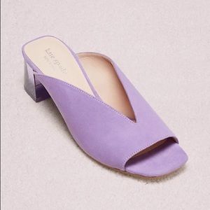 Kate Spade Caila Mules in Pop Lilac size 8